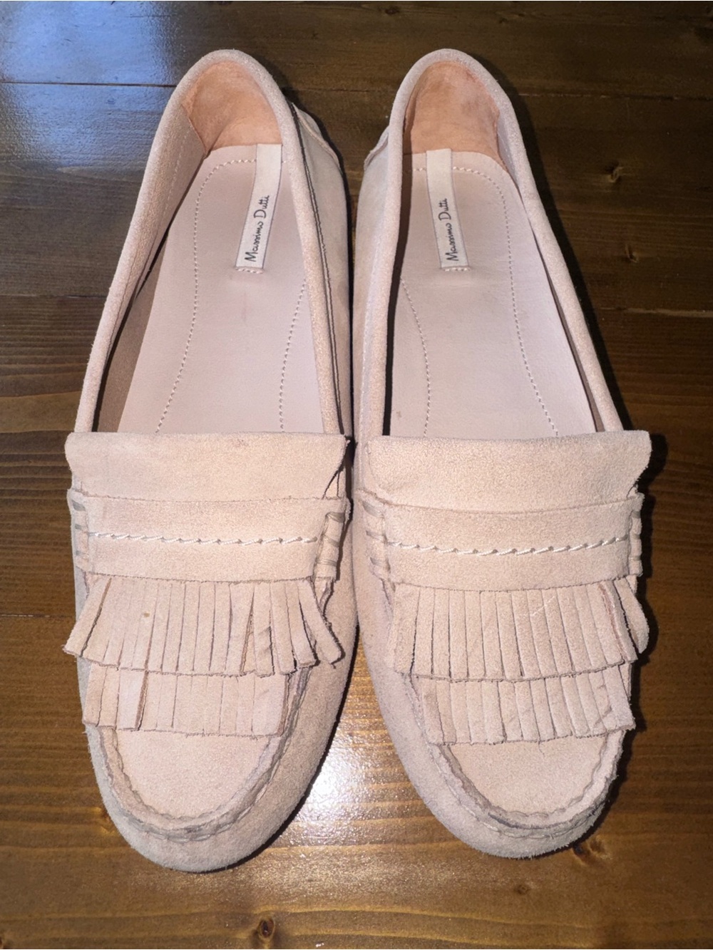 Massimo Dutti Suede Fringe Driving Loafers | EU 37 / US Women’s 7